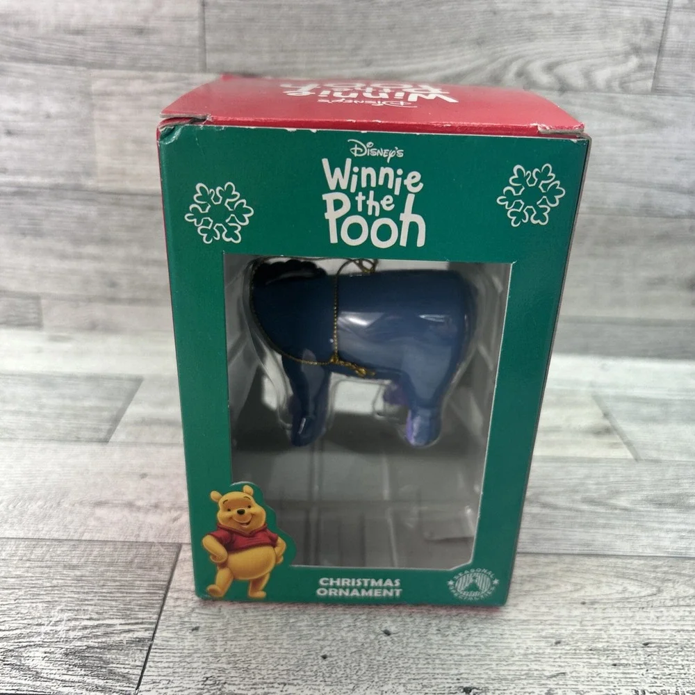 Disney's Winnie The Pooh #15 Eeyore w/Bell Ornament  RARE Christmas Tree Holiday